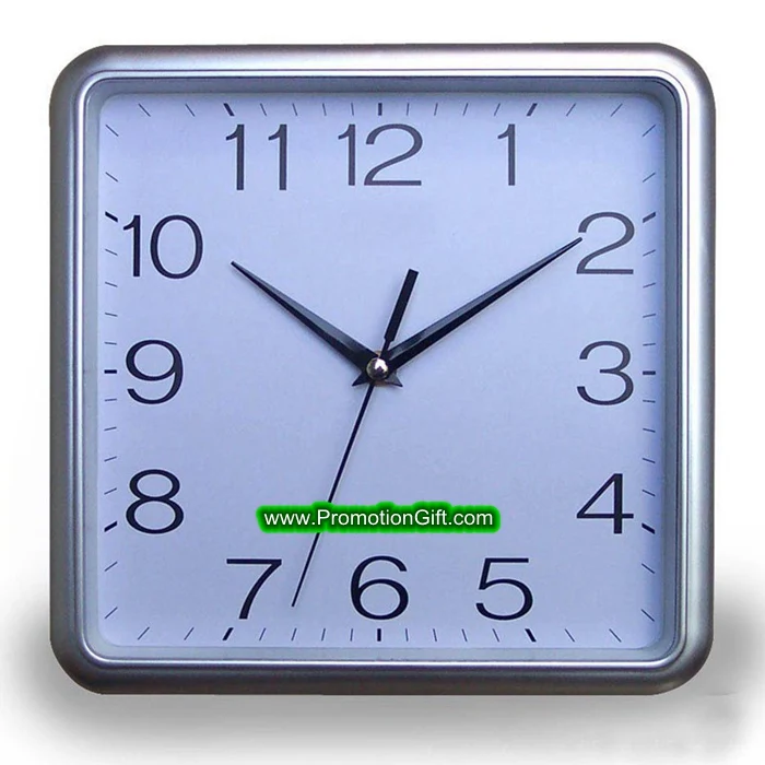 

30CM 12 inch Promotional Plastic Quartz Square Wall Clock