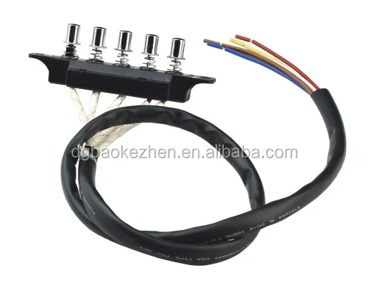 
SC706 2BS push button switch with wires for cooker hood range hood 