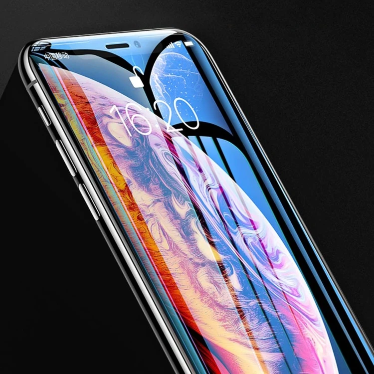 new product 2019 9H Surface Hardness HD screen protector Unbroken Edges Tempered Glass Film for iPhone X / XS