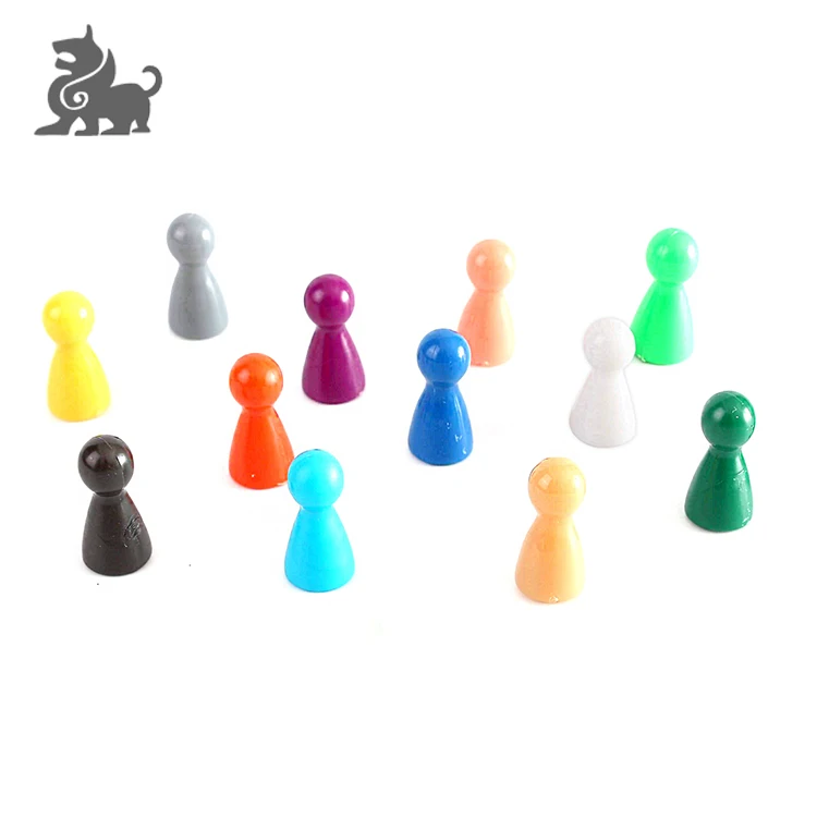 

Plastic game pieces board game pawns