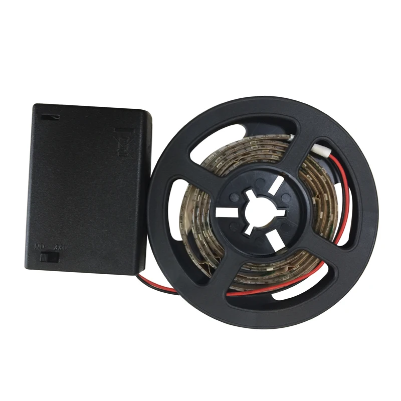 

Battery Powered LED Strip Light 2835 SMD Tape with Battery Box warm white 0.5M for home music led light strip