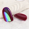 Nadeco Beauty Bright Red Color Abs Material Artificial False Finger Nail Tips