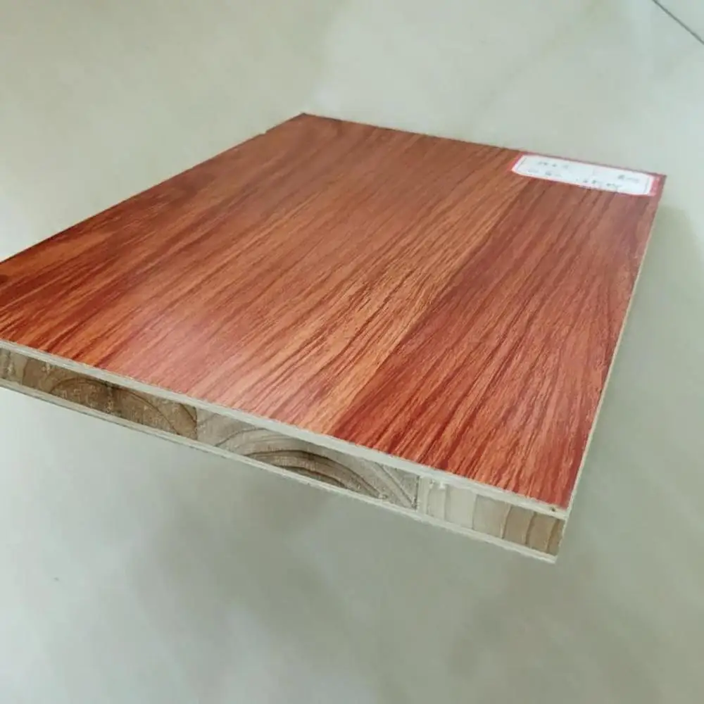 
China Fir Core and Melamine Paper Faced Laminate Wood Board decorative block board 