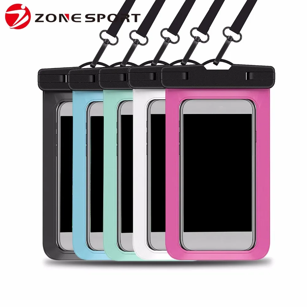 High Quality 0.3mm Environmental PVC Waterproof Cell Phone Bag