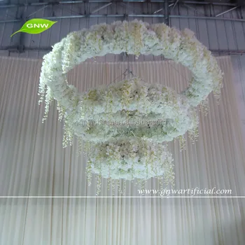 silk flower halo