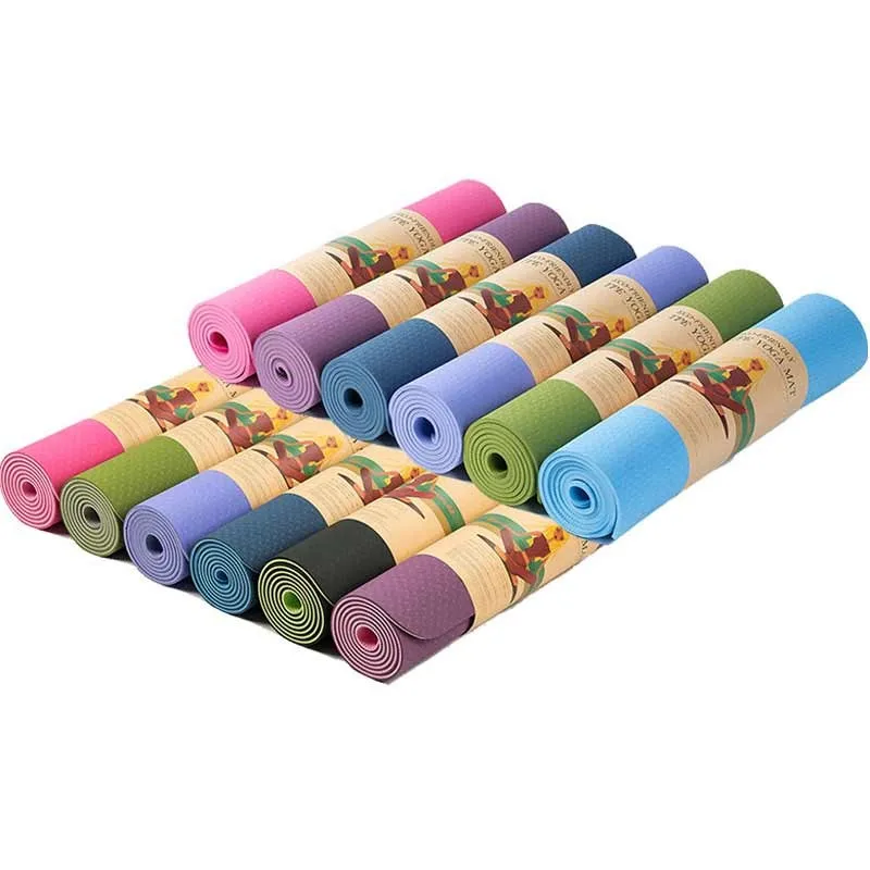 183*61*0.6 Cm Non Slip Cheap Eco Jute Tpe Yoga Mat Buy Whole Foods