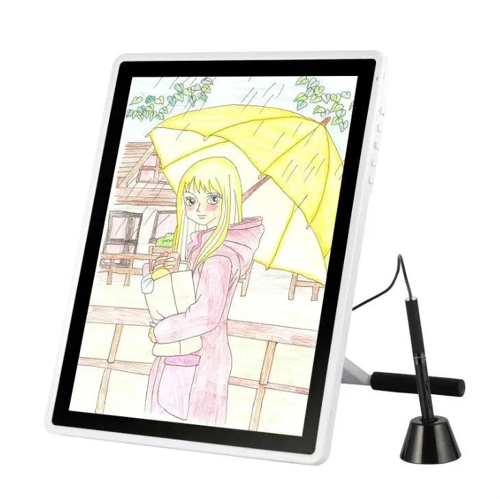 
15' ch LCD interactive drawing tablet mornitor, graphic signature panel sign pad 