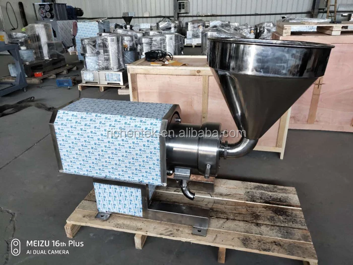 Automatic Almond Cocoa Roaster Rose Jam Grinder Pistachio Seseme Paste Grinding Peanuts Butter Making Machine Production Line