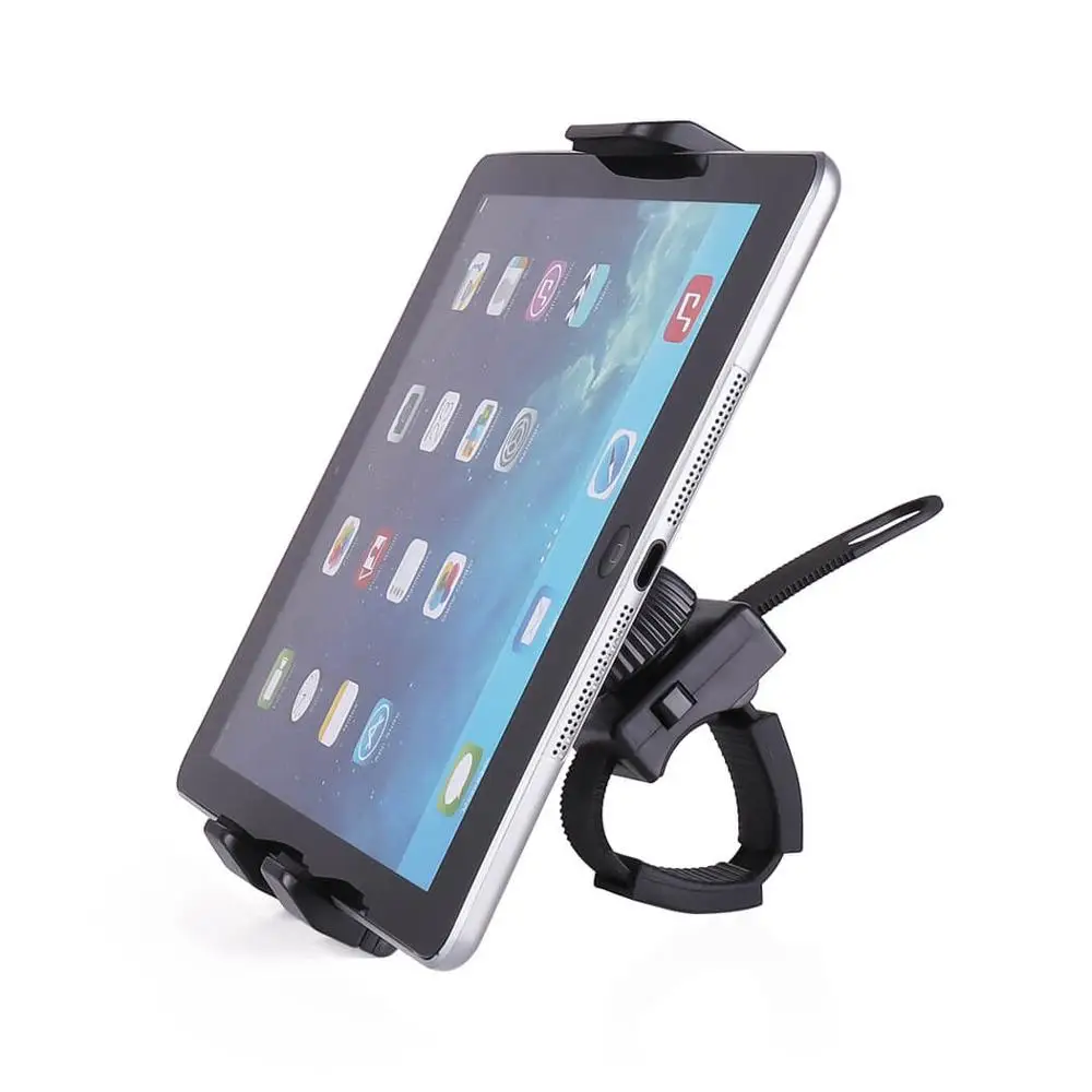 

Adjustable mountain Bike Handlebar Phone Mount Motorcycle Smartphone Bicycle Holder for iPhone for iPad Mobile Phone and Tablet, Black