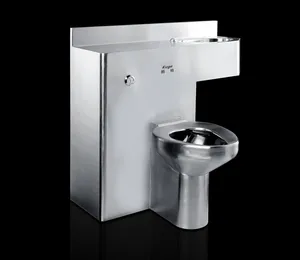Design Portable Stainless Steel 304 Combination Public Mobile Toilet