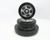 4inch 100mm 5inch125mm 6inch 150mm 8inch 200mm heavy duty aluminum core high elastic rubber caster