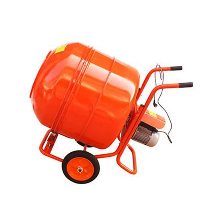 348l Electric Small Concrete Mixer Drum Portable Concrete Cement Mixer