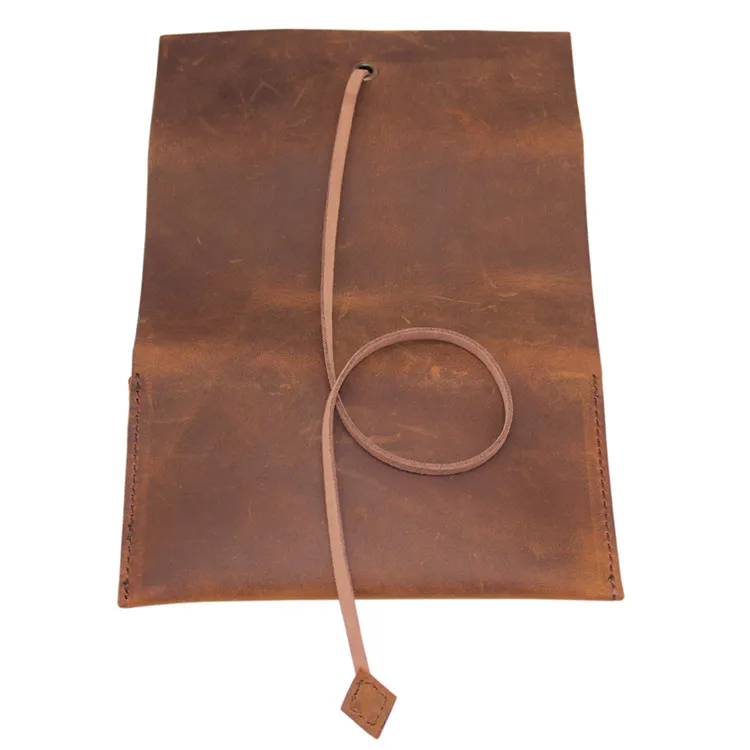 Tobacco pouch  Tobacco leather bag natural original boho design Medieval celtic