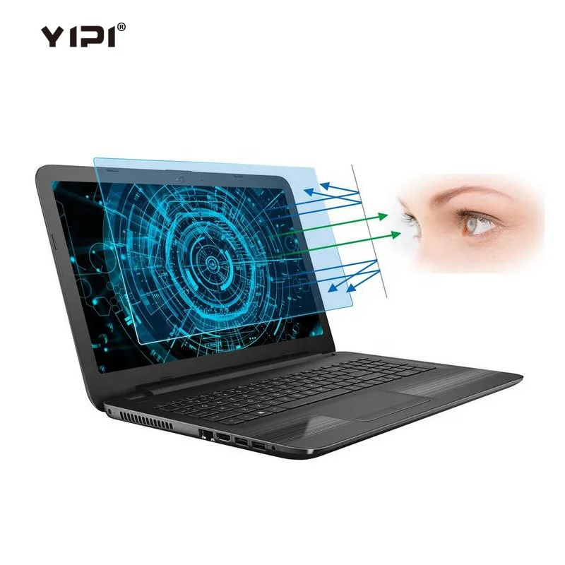 

Laptop Used Matte Anti Blue Light 98% Block UV400 Shockproof Screen Protector 15.6 inch Laptop Universal Anti-Glare Film