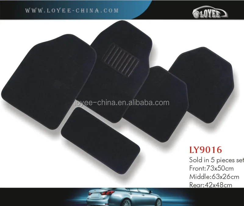 Good Quality All Weather Fit Non Slip 5pcs Auto Car Mats Universal