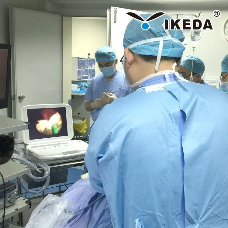Transsplenic Kidney Stones Surgery Medical Video Endoscope/endoscopy