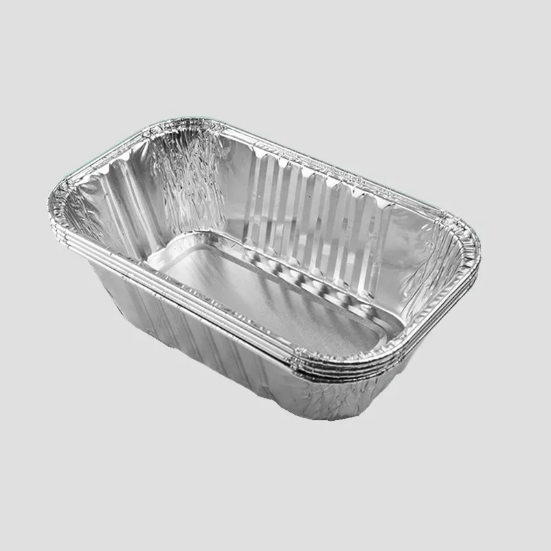 Household Disposable Aluminum 1lb Loaf Baking Container Oven Safe Foil