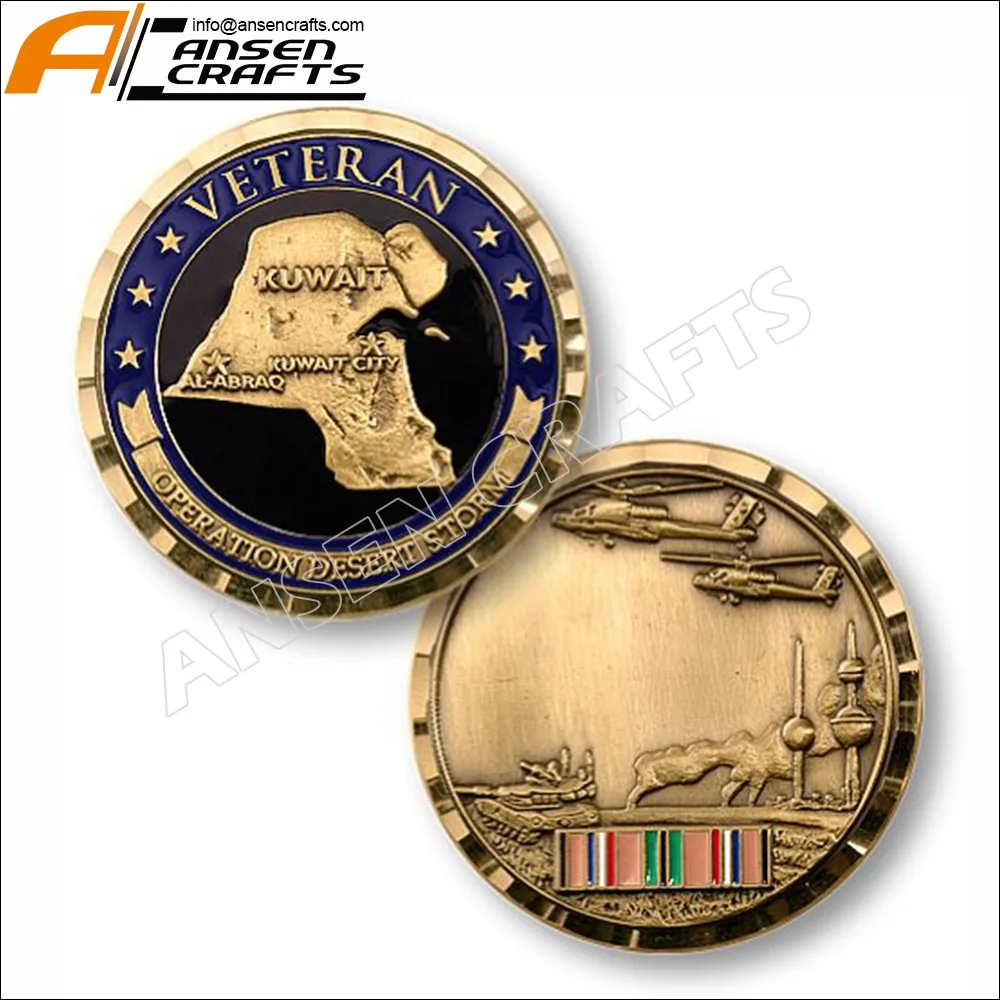 Hot Sale Cheap Custom Kuwait Medallion Operation Desert Storm Veteran Coin Buy Kuwait Veteran Coin Kuwait Medallion Kuwait Coin Product On Alibaba Com