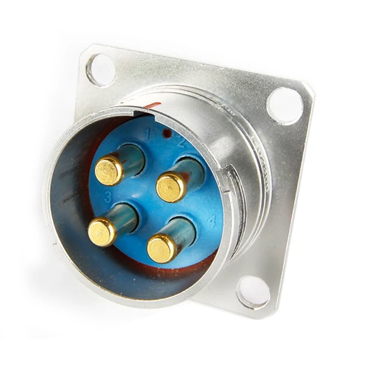 Amphenol Power Amp Circular Cable 4 Pin Aviation Waterproof Connector