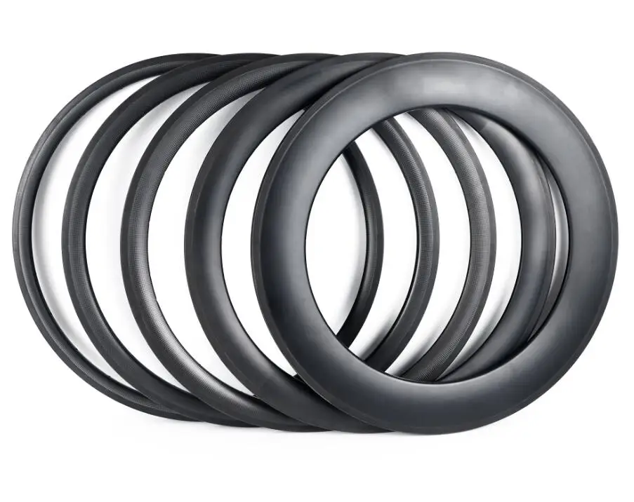 700c road bike 60MM profile tubular rim carbon rims in bicycle wheel 23MMwidth