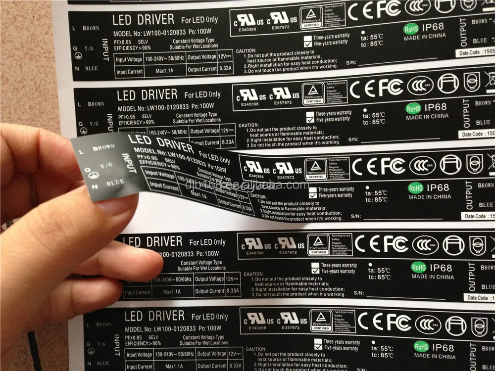 Custom Electrical Panel Battery Warning Pvc Laptop Sticker Buy