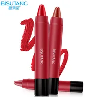 

OEM BISUTANG New 6 Colors Velvet Fashion Lipstick Matte Non-stick Cup Non-marking Beauty Makeup Lipstick