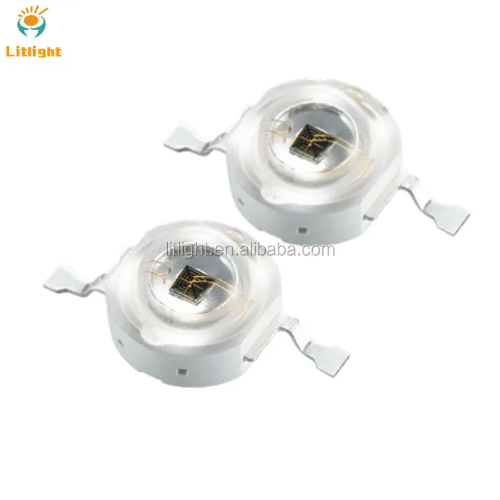 Wide Beam angle 1W 2W 3 W  630nm 660nm 670nm 680nm 690nm Infrared High Power 850nm ir led 3w Datasheet