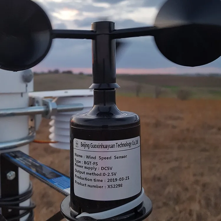 Bgtfs1 Small Wind Cup Anemometer Zigbee Wind Speed Sensor For