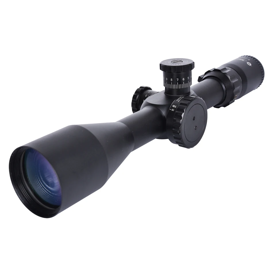 

6-18X50 Air Gun First Focal Plane Riflescope Side Focus Shooting Sight Tactical Hunting Scope, Black/camouflage