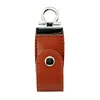High Quality USB Flash Drive PU Leather Tiger Button Key Chain Flash drive usb 64GB 32GB 16GB 8GB 4GB Pen Drive Memory Stick