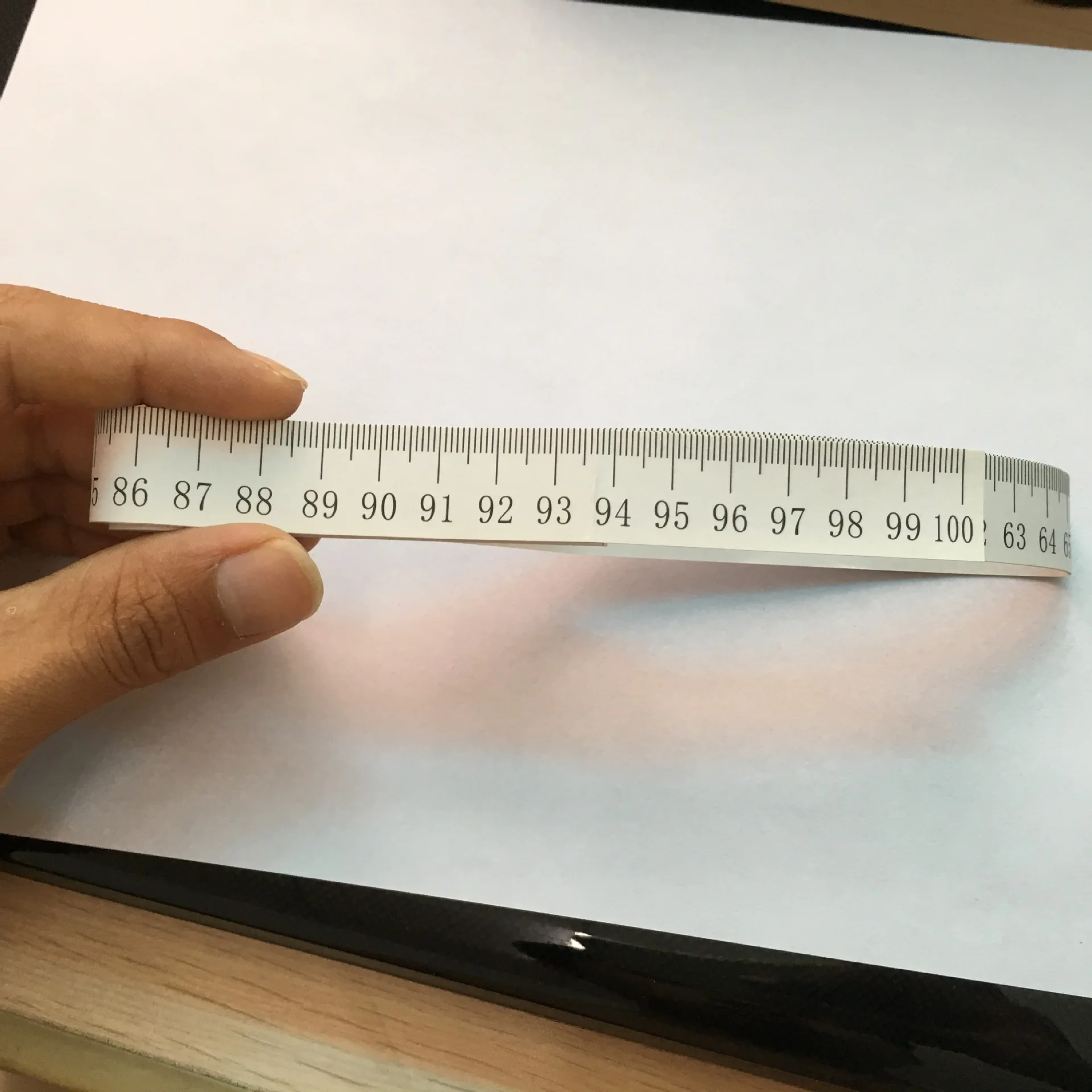 Meter Metric Disposable Paper Measuring Tape 150cm Colorful Dupon Paper
