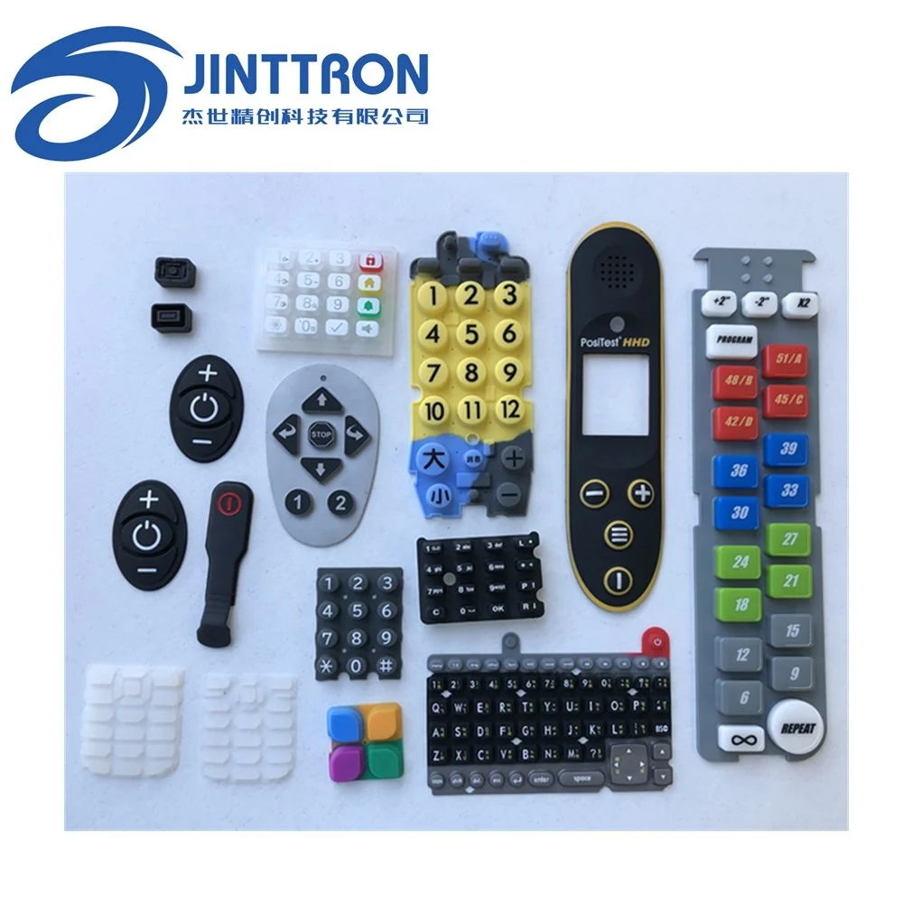 
2019 New Launched Custom Silicone Push Rubber Button Keypad 