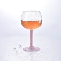 

600ml Plastic Tonic Bottle Balloon Polycarbonate Custom Stem Color Gin Glass Cup