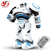 1701B Remote Control Smart Robot Toy Programmable Defender Intelligent Artillery Firing Dancing Blue Orange