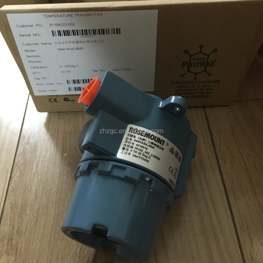 Emerson Original Imported Rtd Temperature Transmitter 644 With Higher