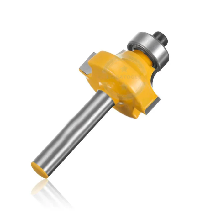 Ln019 4pc 1/4 Inch Round Over Edging Router Bit Set 1/4",1/8'',3/8