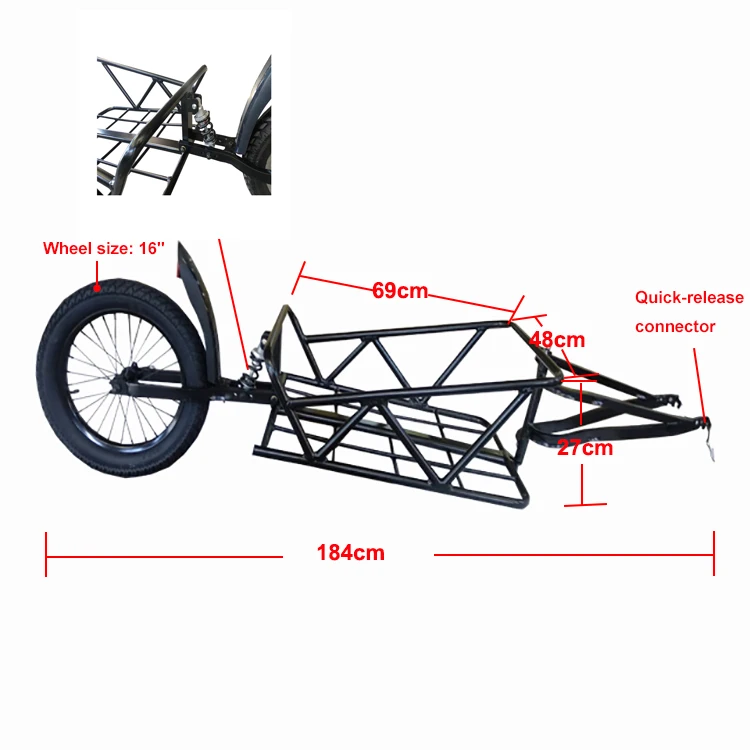 High Quality Suspension Bike Trailer Bicycle Trailer Buy Bike Trailer Bicycle Trailer,Bike