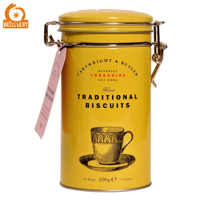 
Food Safe Tea Metal Tin Box Metal Tea Tin Caddy Round Tea Tin 