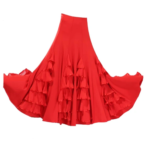 

2017 High Quality Ballroom Dancing Skirt For Women Waltz / Tango / Foxtrot / Quickstep Performance Wear ZH4121