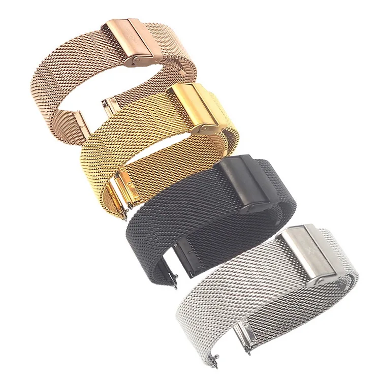 

22mm Quick Release Milanese Loop Metal Watch Strap
