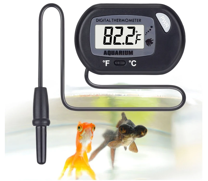 Home Pet Care Digital Marine Probe Water Thermometer Fish Tank ...