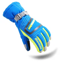 Dropshipping 2015 winter professional ski gloves girls boys waterproof warm gloves Christmas gift snow kids waterproof gloves