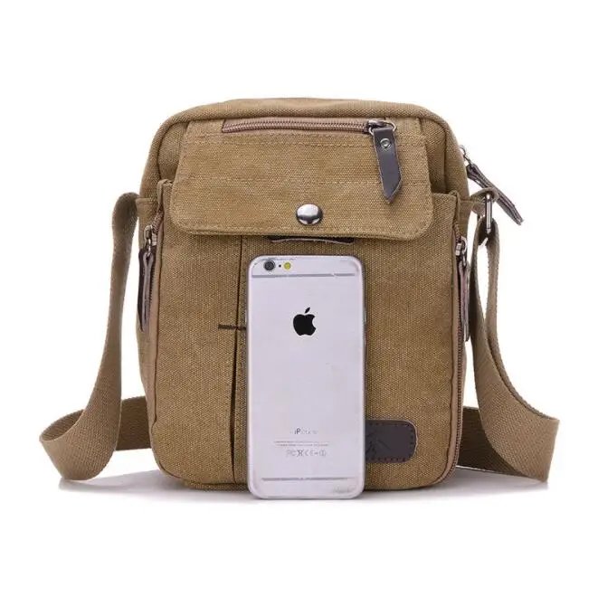 
CFP B246 RTS Canvas Shoulder Bag 6Pockets Canvas Messager Bag 