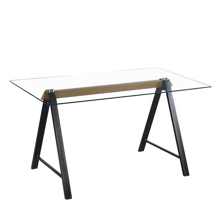 buy modern tempered glass dining table set,solid dining table