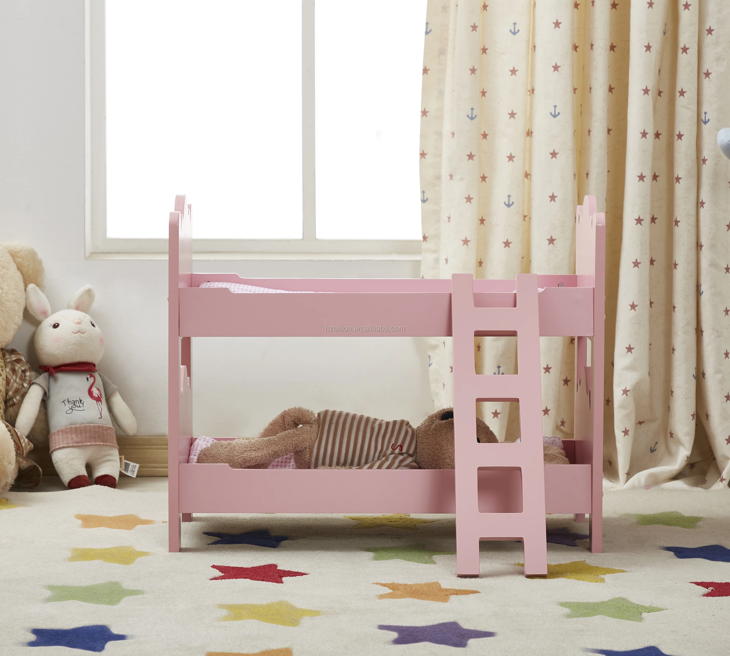 wooden doll beds for 18 inch dolls