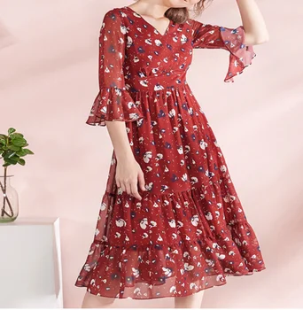 casual floral maxi dress