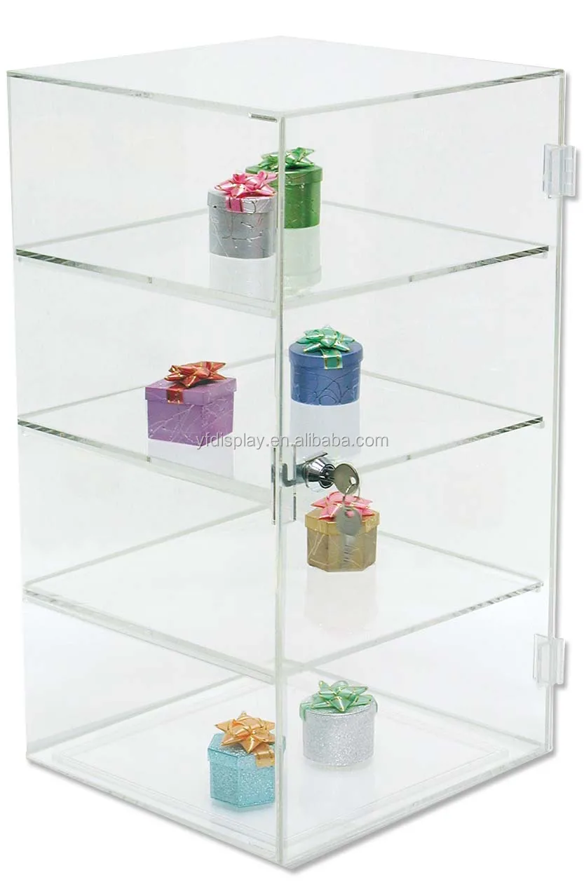 4 Sections Clear Plastic Storage Box With Lock And Key Buy Plastic