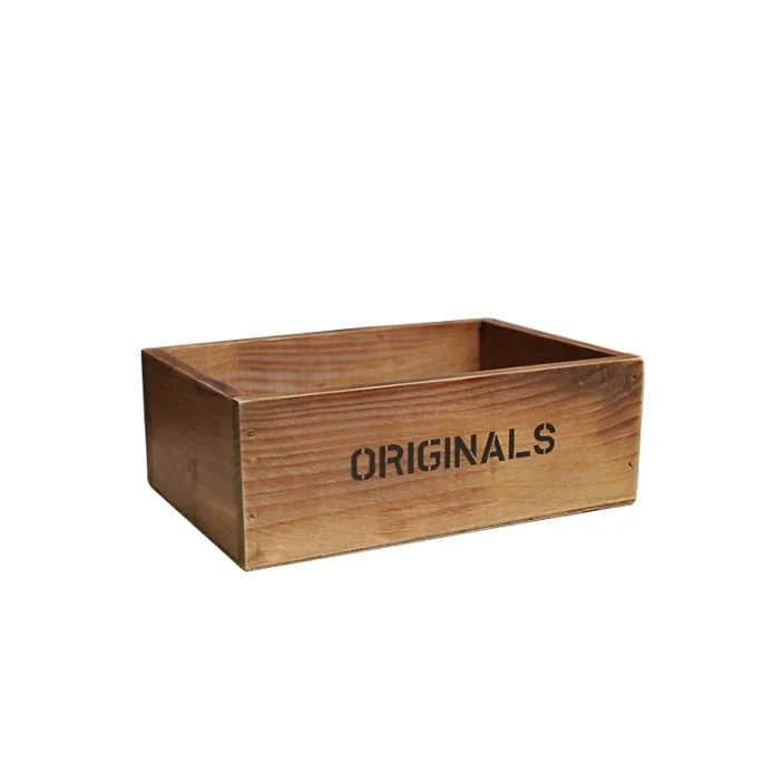 Decorative Storage Wooden Crates With Metal Corner Buy Wooden Crates