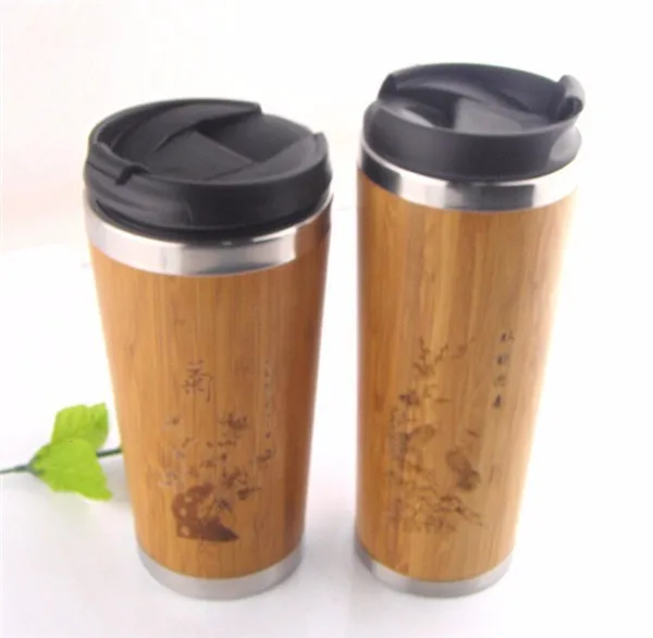 

bamboo fiber reusable coffee cup for coffee