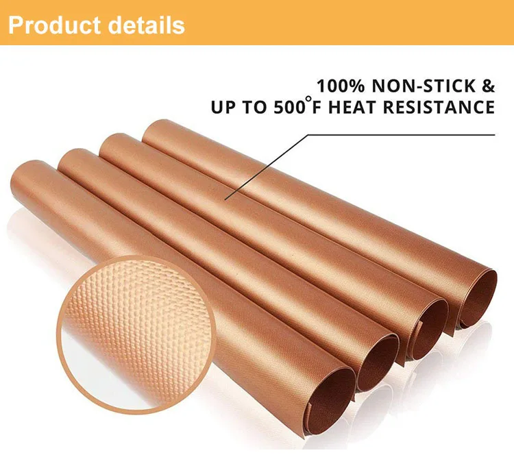 New Products Bbq Grill Floor Mat Non Stick Silicon Nonstick Bbq Grill